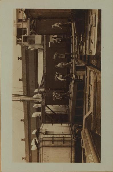 Workmen and laborers - [Unloading bananas on the East River Pier No. 16 - United Fruit Company - S.S. Yoro.], 1925–1926