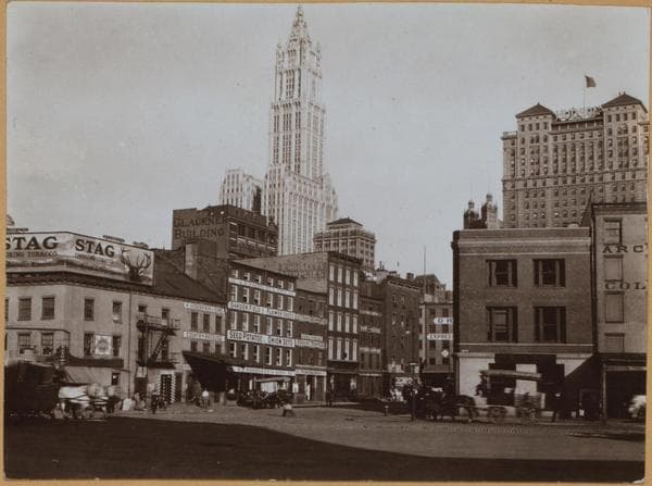 Manhattan: Dey Street - West Street, 1914–1940