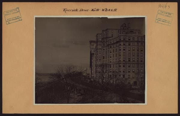 Manhattan: Riverside Drive - 84th Street, 1938