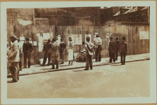 Artists and poets - Greenwich Village., 1933