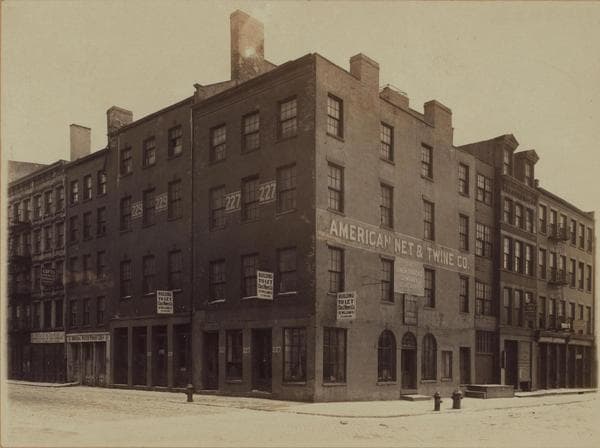 Manhattan: Water Street - Beekman Street, 1916