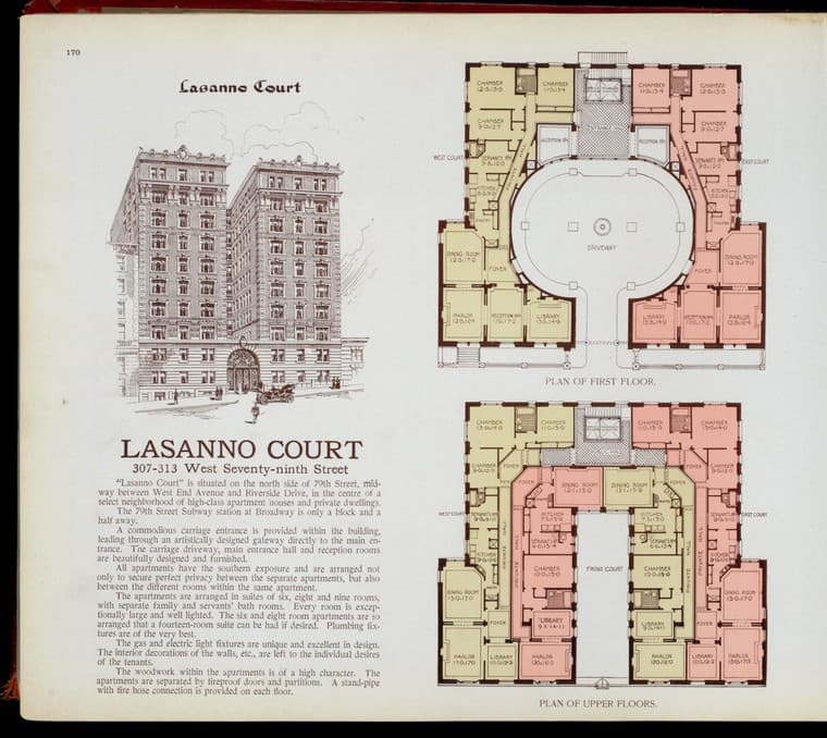Lasanno Court, 307-313 West Seventy-ninth Street., 1910-03