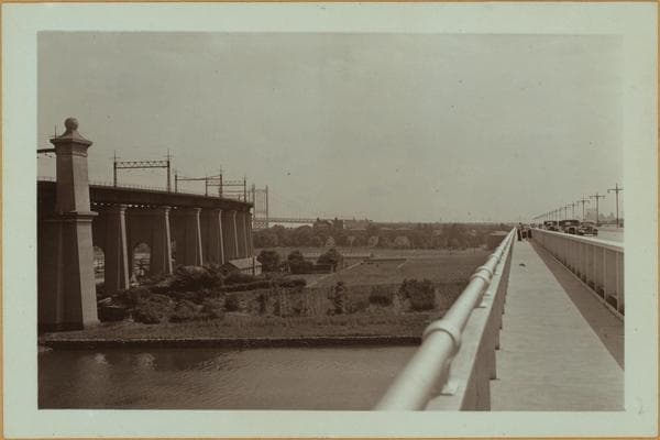 Bridges - Triborough and Hell Gate Bridges., 1936