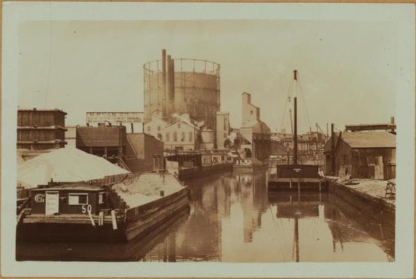 Gowanus Canal - Brooklyn - Hamilton Avenue Bridge - [9th Street (West).], 1931–1932