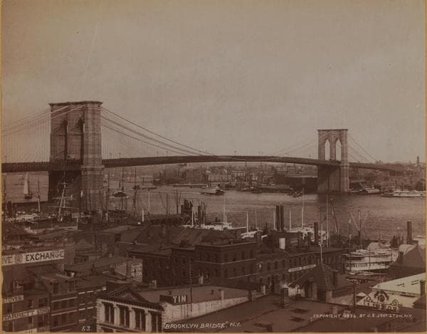 Bridges - Brooklyn Bridge - [Manhattan - East River - Brooklyn.], 1893