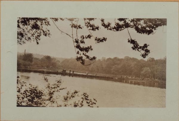 Richmond: [Staten Island] - Clove Lakes Park - [View of Clove Lake in winter.], 1924