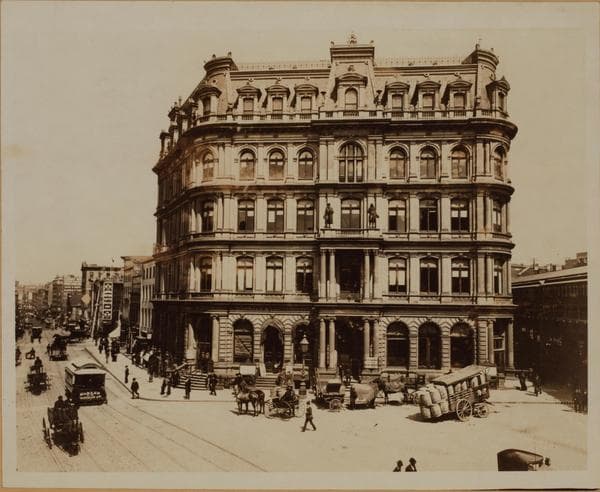 Manhattan: Centre Street - Park Row, 1895