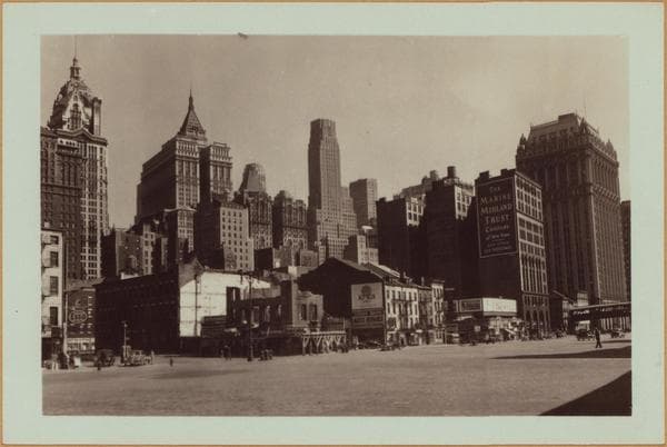 Manhattan: West Street - Dey Street, 1940