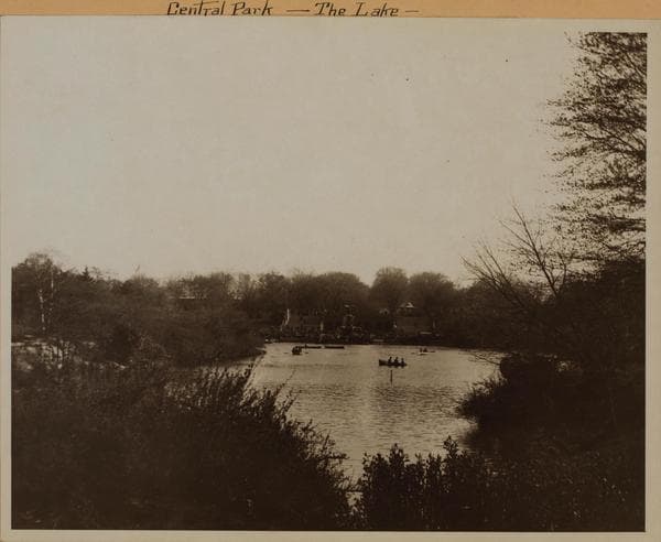 Manhattan: Central Park - The Lake., 1892
