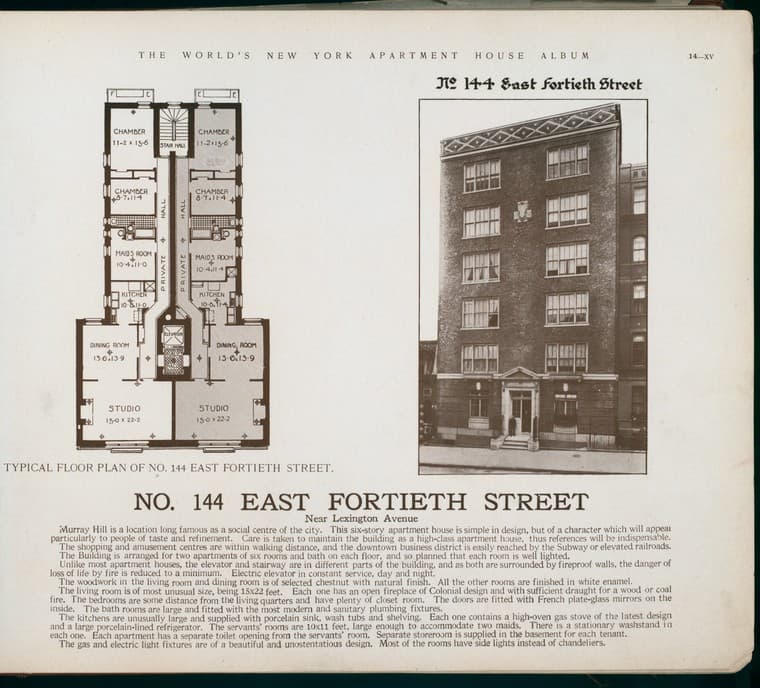No. 144 East Fortieth Street. Near Lexington Avenue., 1910-03