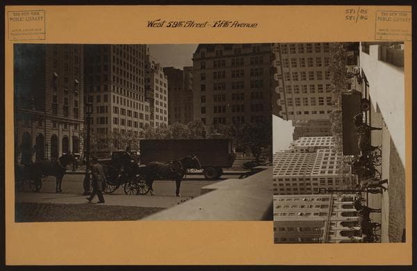 Manhattan: 59th Street (West) - 5th Avenue, 1936