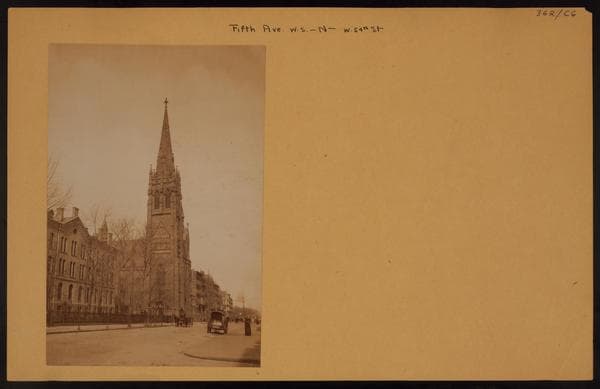 Manhattan: 5th Avenue - 54th Street (West), 1885
