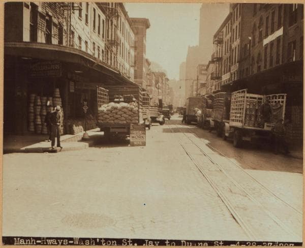 Manhattan: Washington Street - Jay Street, 1937