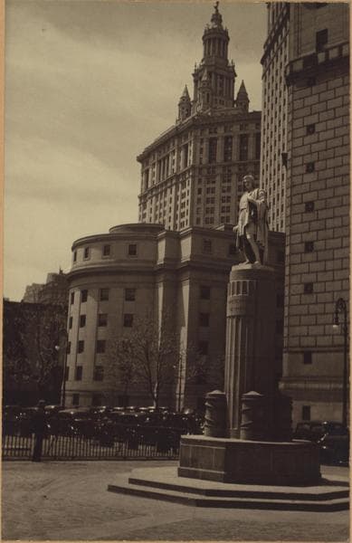 Manhattan: Worth Street - Baxter Street, 1936
