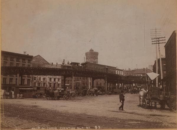 Manhattan: Coenties Slip - Front Street, 1890