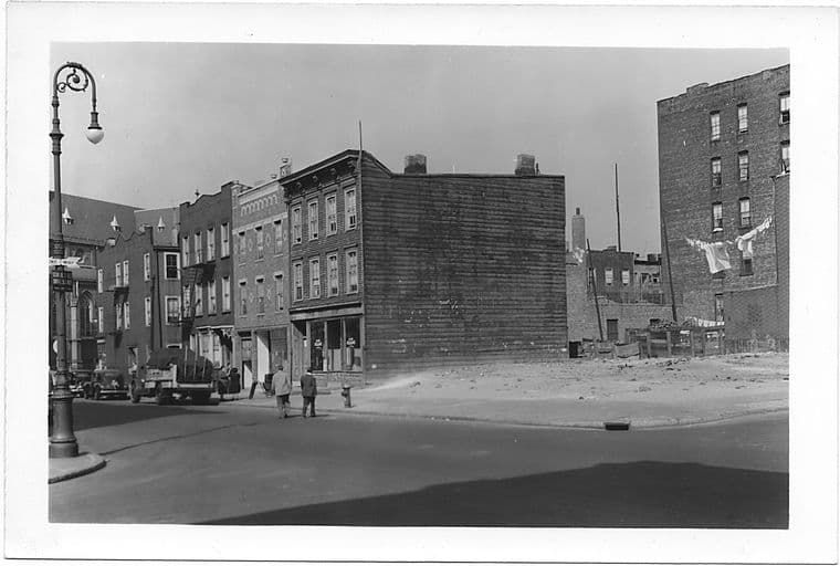 Throop Avenue at Hopkins Street and Flushing Avenue, to East, Brooklyn, 1941-09-25