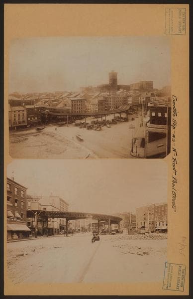 Manhattan: Coenties Slip - Front Street, 1900