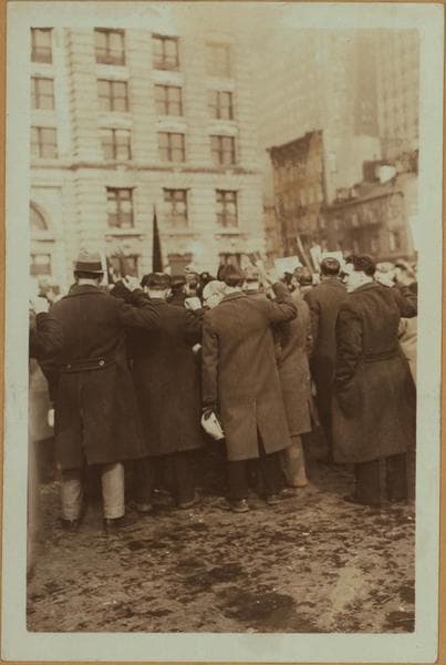 Strikes and demonstrations - Communists - [Battery Place.], 1934