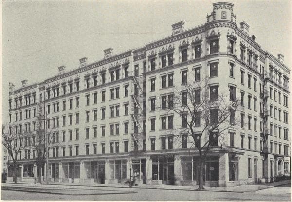 Washington Court, block front, Broadway, 143rd Street to 144th Street., 1908