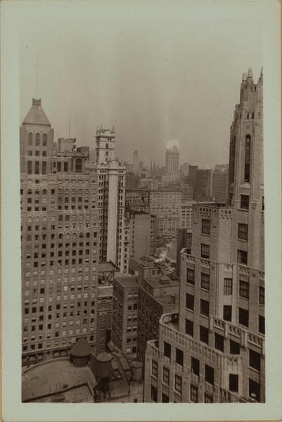 General view - Midtown Manhattan - [Bryant Park.], 1929