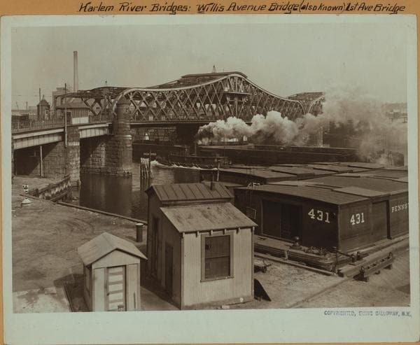 Bridges - Harlem River Bridges - Willis Avenue Bridge., 1934