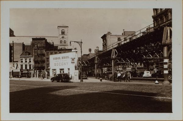 Manhattan: 6th Avenue Extension - West Broadway N. Lispenard, 1938