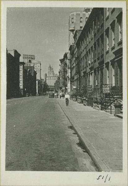 East Broadway #208 - Chatham Sq. looking southwest, 1939