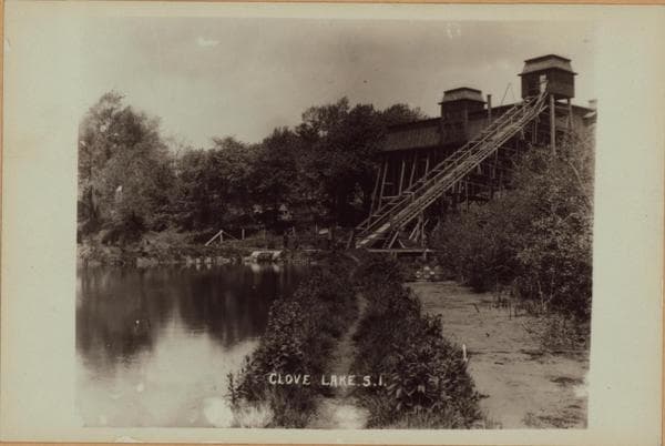 Richmond: [Staten Island] - Clove Lakes Park - Ice house - Clove Lake., 1905