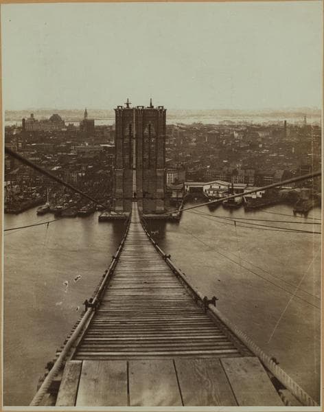 Bridges - Brooklyn Bridge., 1878-1879