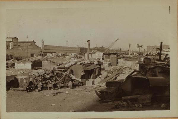 Squatters Colony between Morton and Barrow Streets., 1932