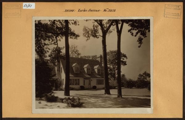 Bronx: Iselin Avenue - Delafield Avenue, 1929