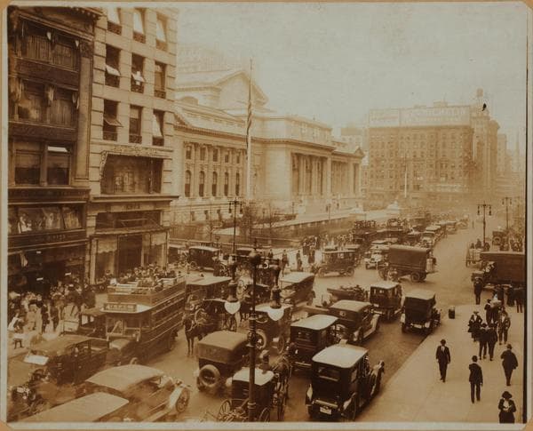 Manhattan: 5th Avenue - 40th Street, 1916