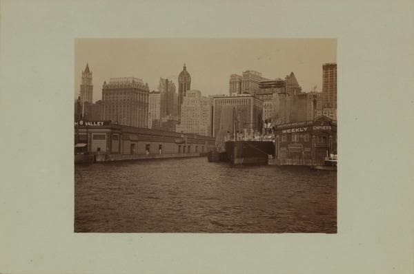 North (Hudson) River - Piers 6 and 7 of the United Fruit Company., 1926