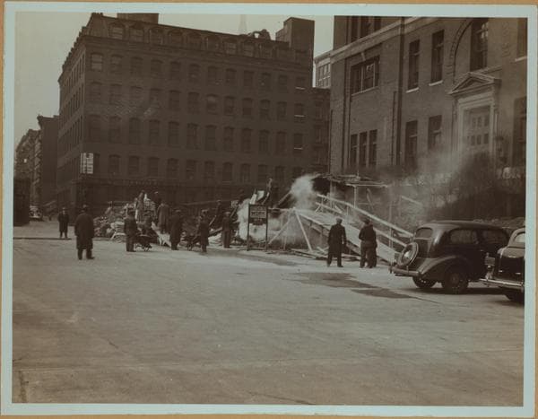 Hospitals - Bellevue Hospital - [The morgue (South).], 1937