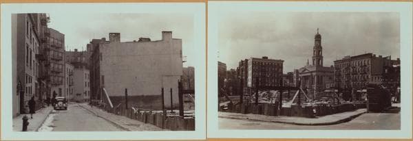 Manhattan: Minetta Street - Minetta Lane, 1940