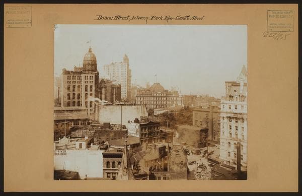 Manhattan: Duane Street - Park Row, 1902