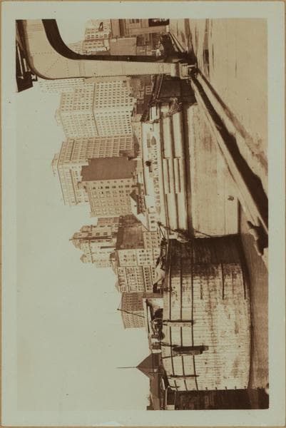 East River - River scenes - Pier 6 - [New York State Barge Canal Terminal.], 1934